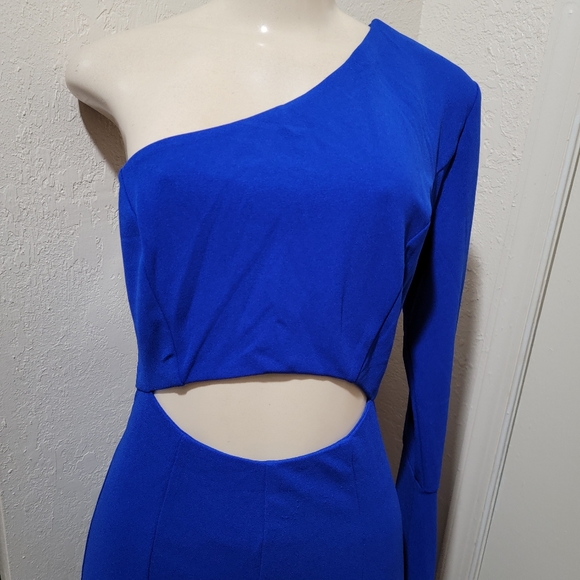 Blue onesleeve Jumpsuit - Picture 7 of 10